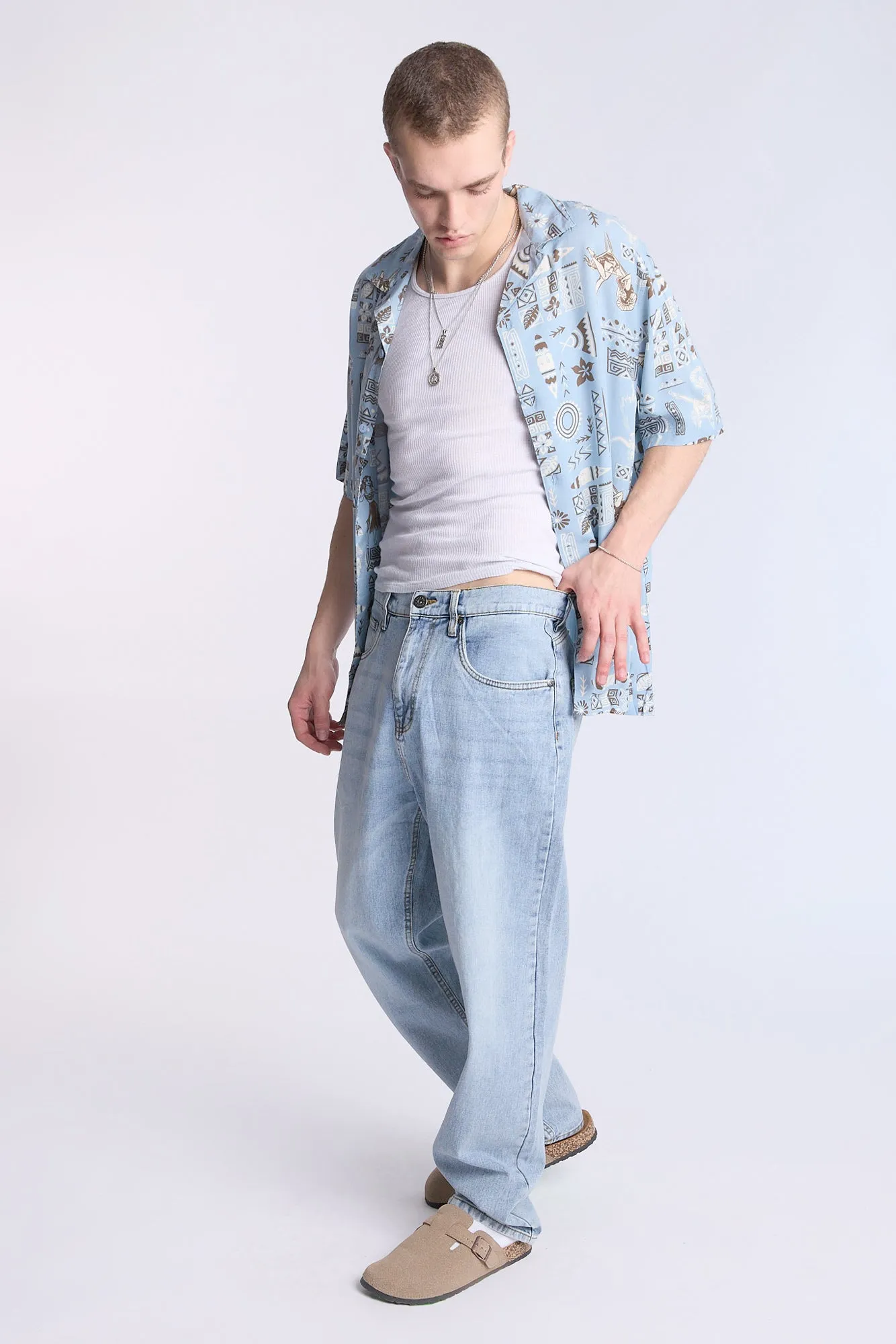 Arsenic Mens LSW Loose Rigid Jeans