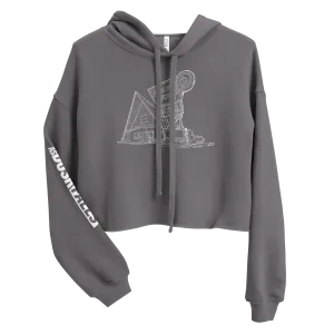 As Dusk Falls Desert Dream Women's Crop Hoodie