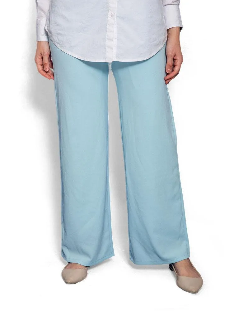 Baby Blue Wide Trousers