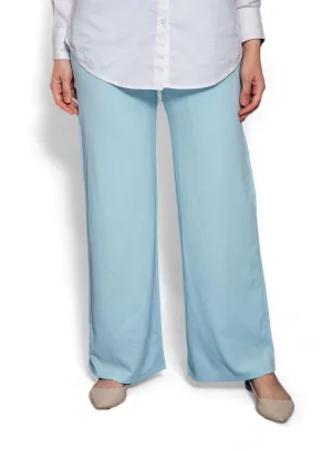 Baby Blue Wide Trousers