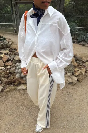 Baggy Track Tall Pants - Off White