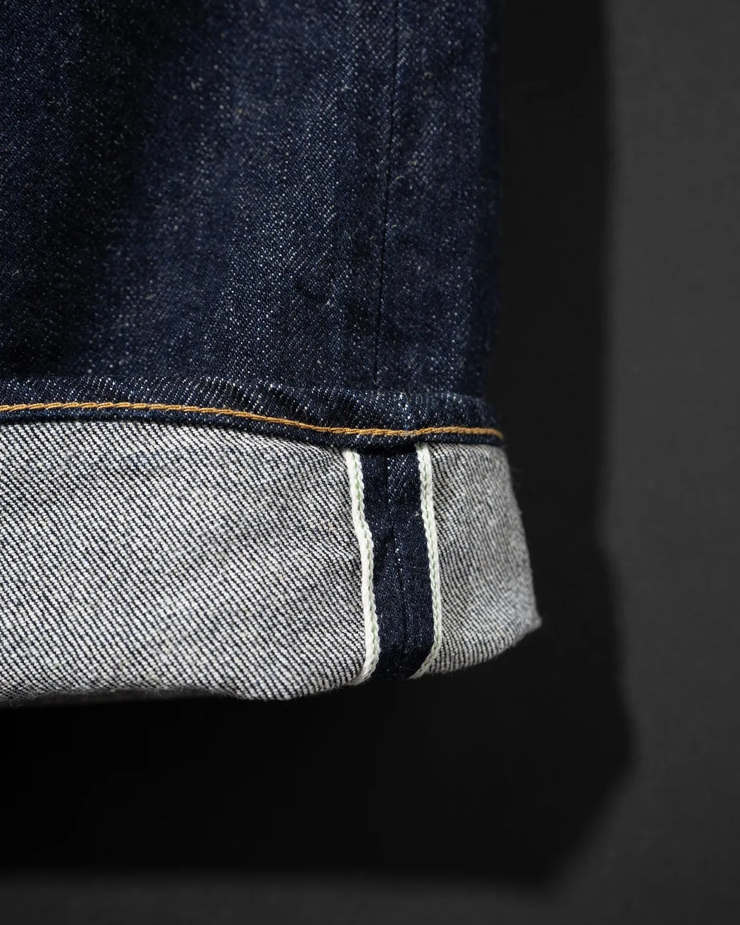 Big John Green Label M1011RC Wild Duck Yoshi Denim Wide Straight Selvedge Jeans - Indigo Onewash