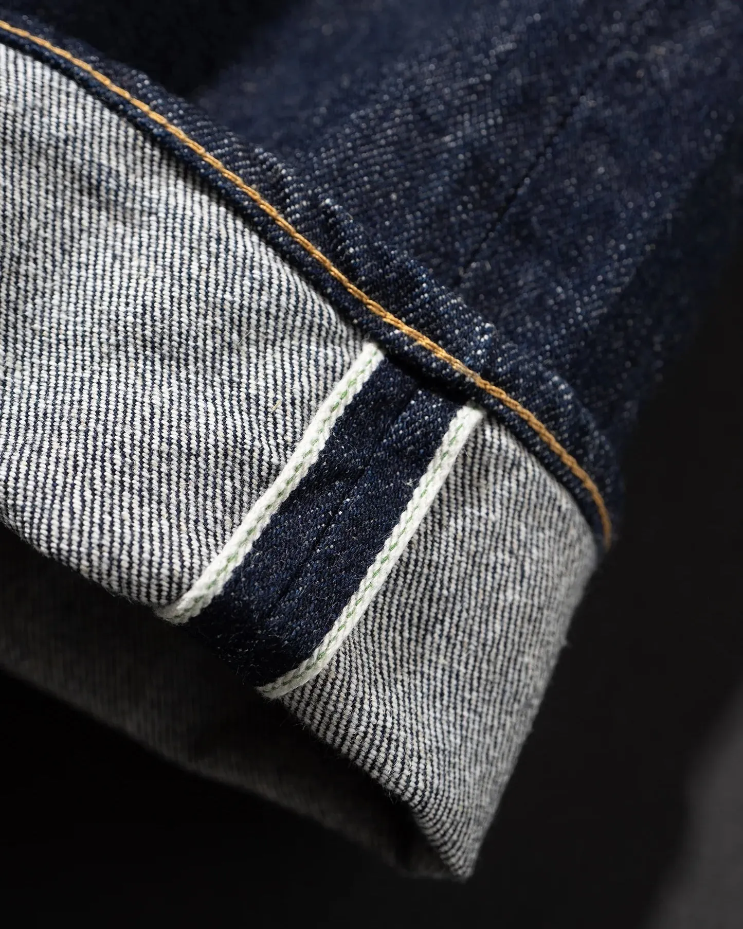 Big John Green Label M1011RC Wild Duck Yoshi Denim Wide Straight Selvedge Jeans - Indigo Onewash