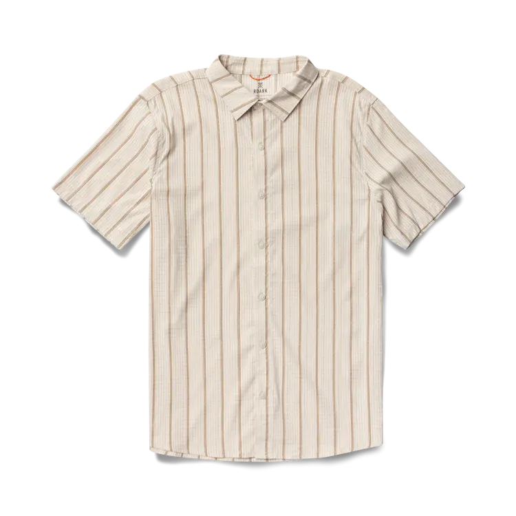 Bless Up Breathable Stretch Shirt - Bone Stripe