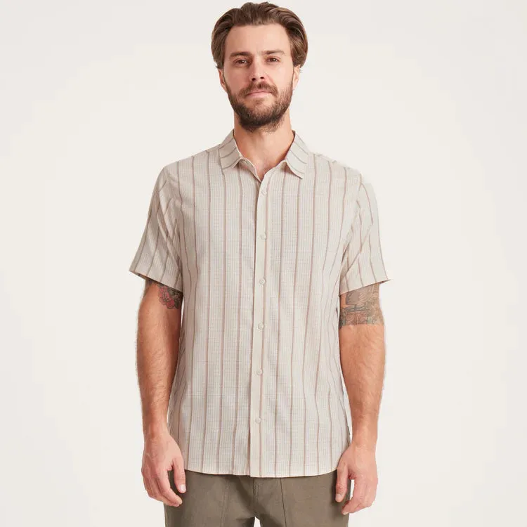 Bless Up Breathable Stretch Shirt - Bone Stripe