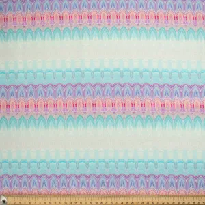 Classic Check & Stripe Collection Sky Blue & Pink Stripes Cotton Prints