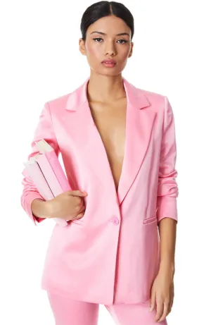 Denny Notch Collar Blazer in Primrose