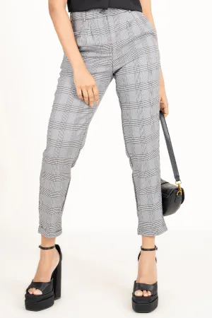 Envogue Women's Chic Check Office Pant