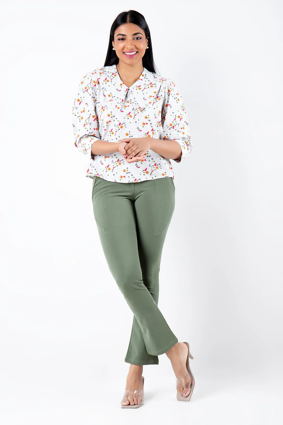 Envogue Women's Plain Office Pant