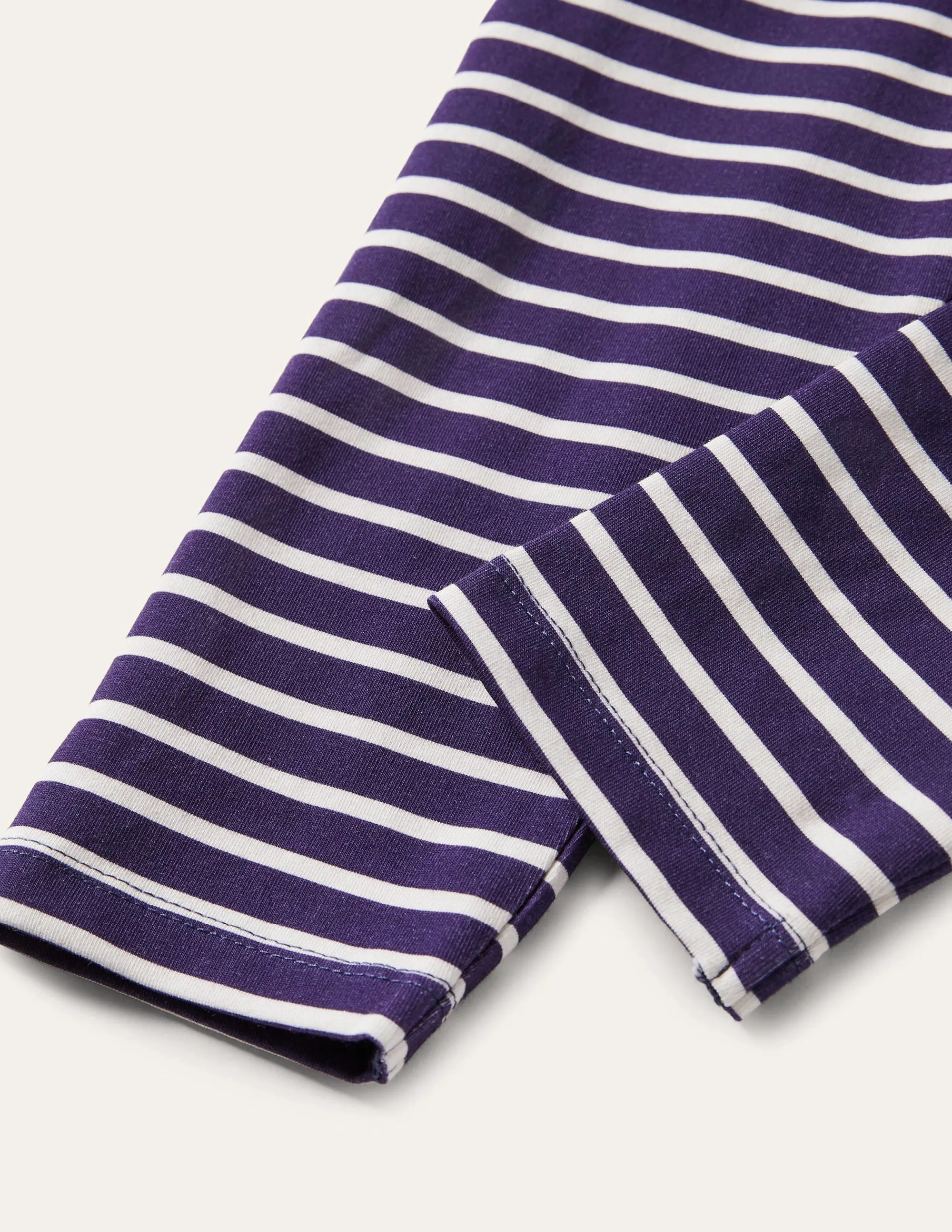 Fun Cropped Leggings-Starboard/ Ivory