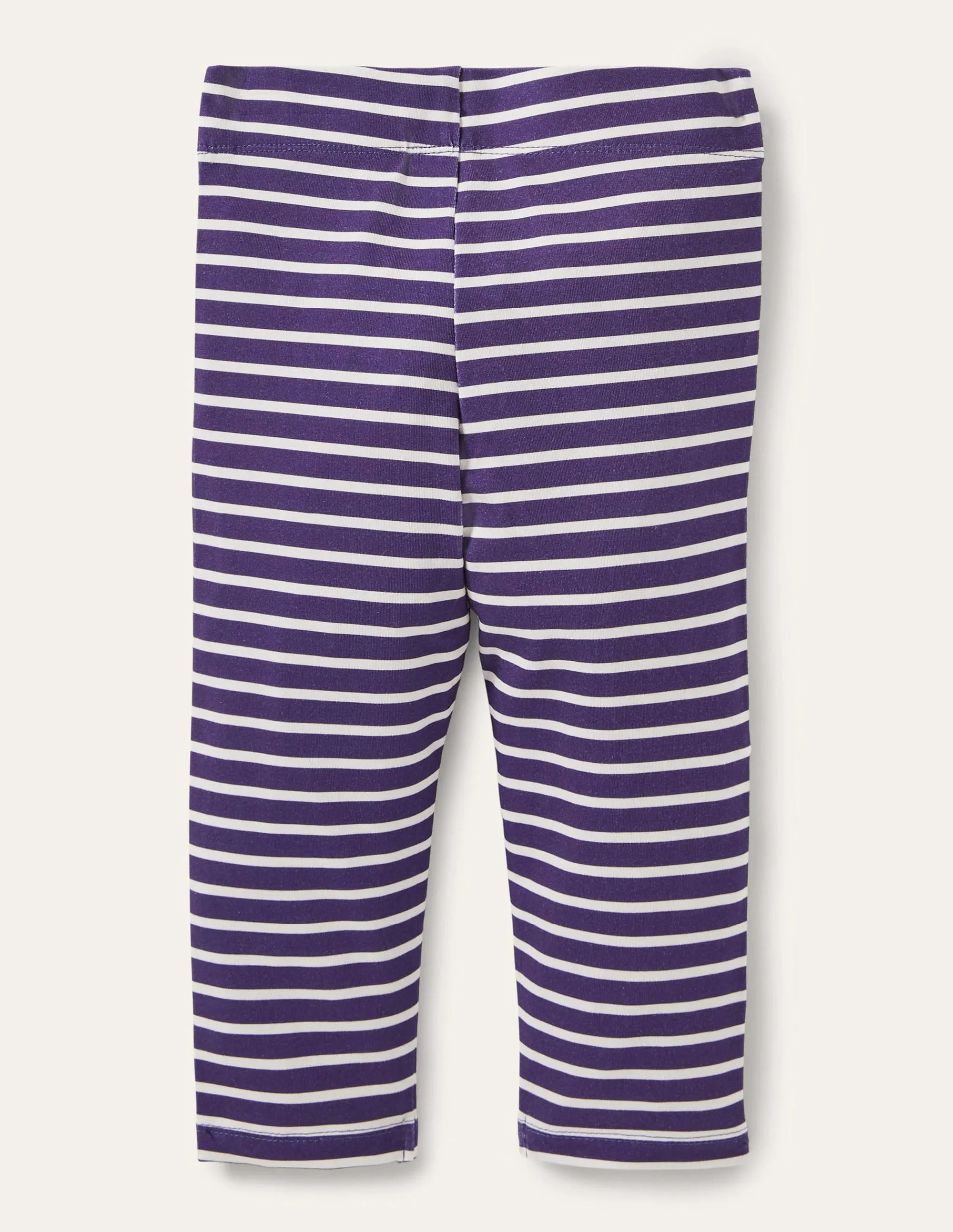 Fun Cropped Leggings-Starboard/ Ivory