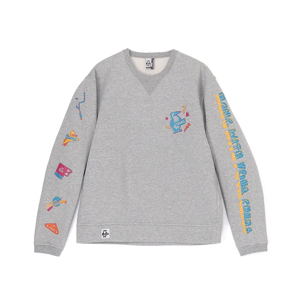 【FW24 秋冬・新品】Chums Men's Disco Time Crew Top CH00-1463 FW24 長袖衛衣 男裝 M'S