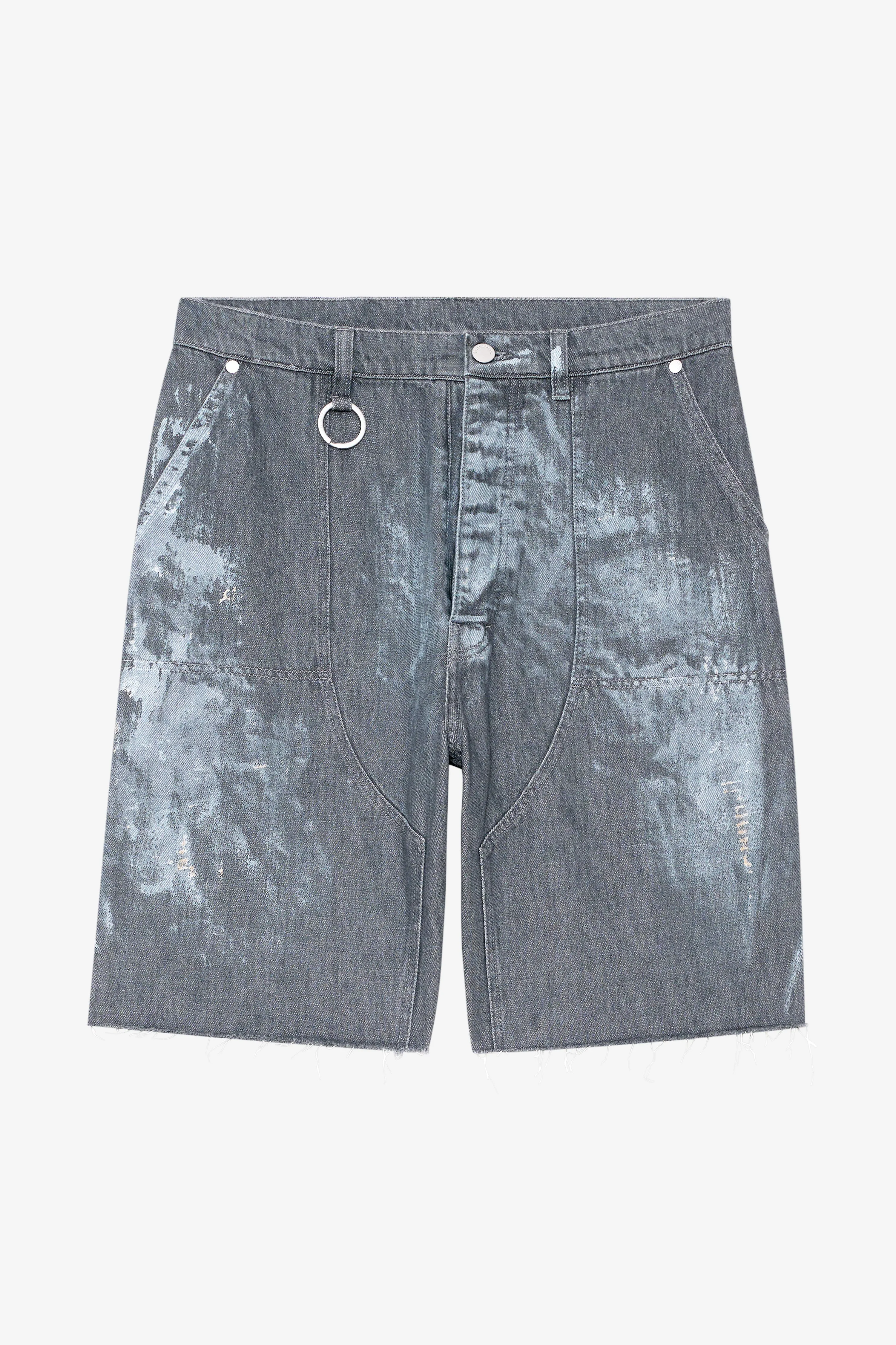 LOOSE JEANS SHORTS PAINT