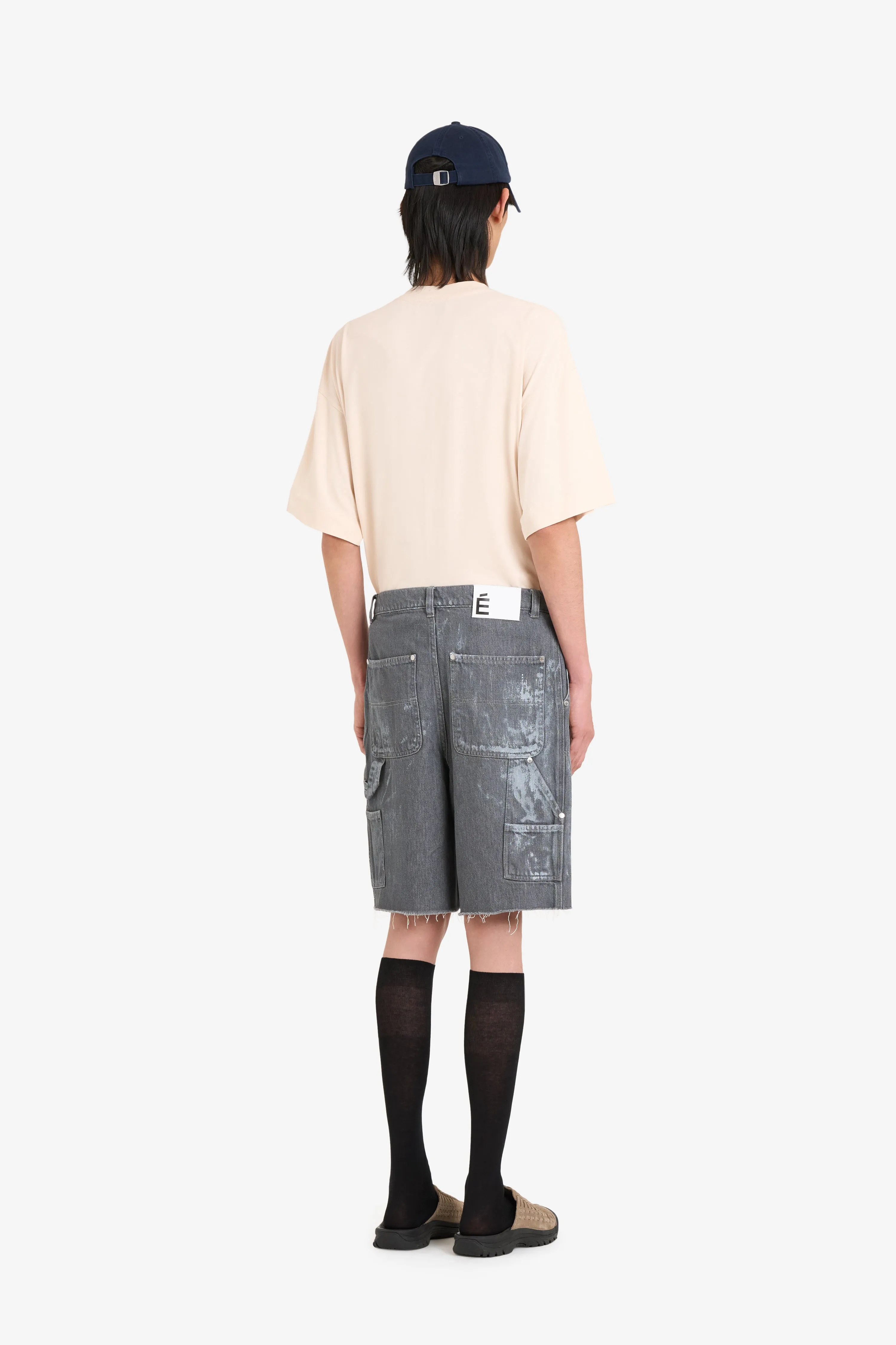 LOOSE JEANS SHORTS PAINT
