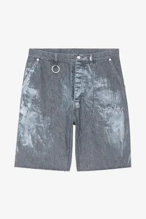 LOOSE JEANS SHORTS PAINT