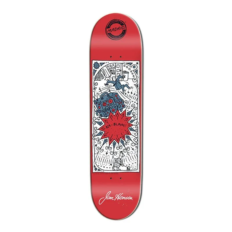 Madrid 8" x 31.75" Limited Edition Doodle Kablam Street Skateboard Deck