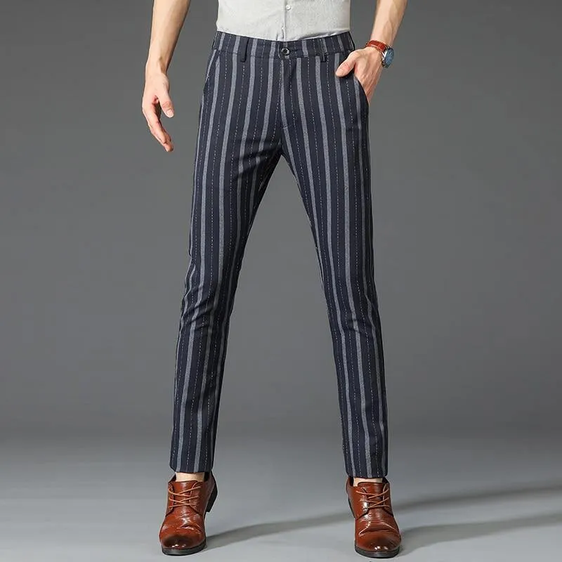 Men's Classic Business Designer Suit Pants