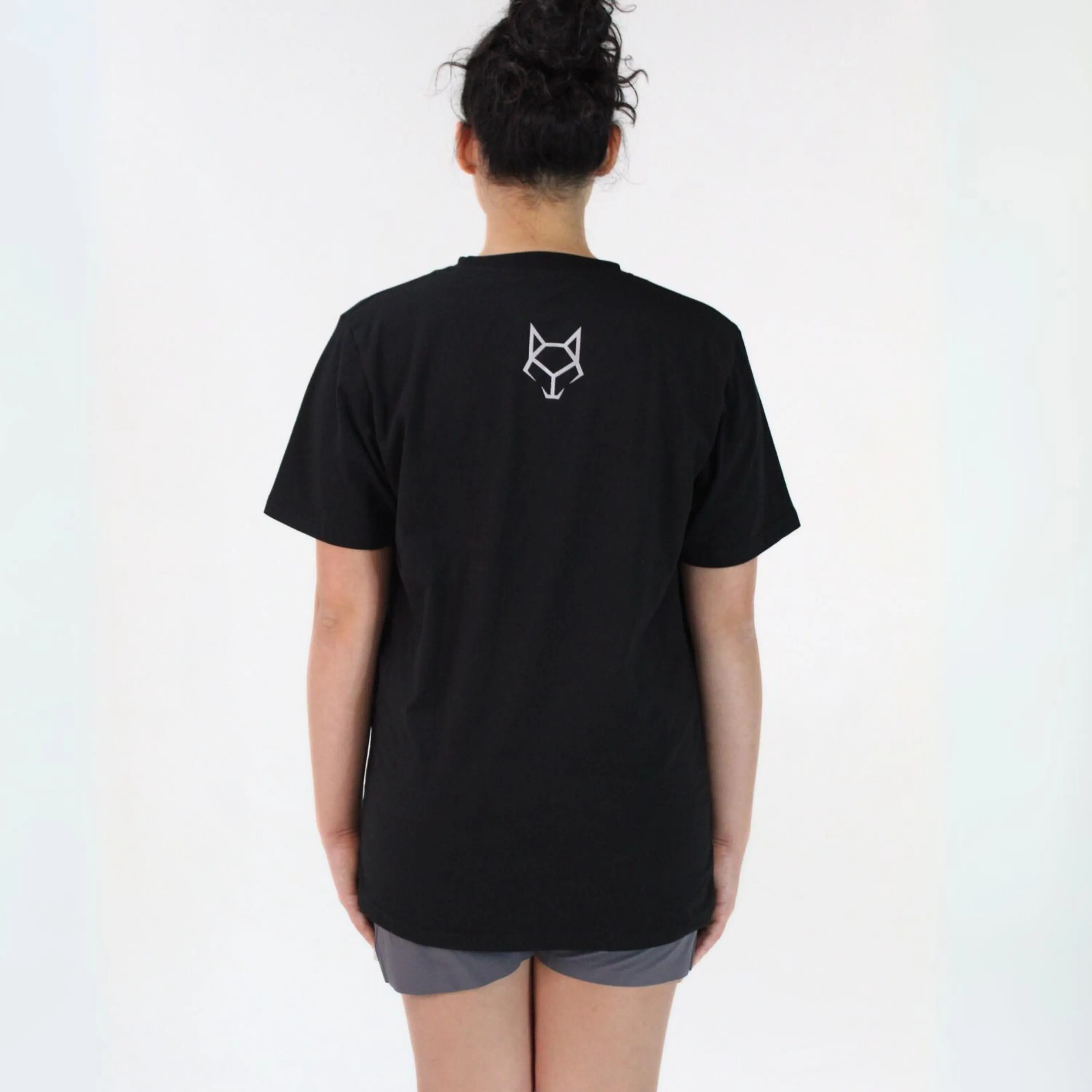 Mens T-Shirt Black with Wulf Drip Logo