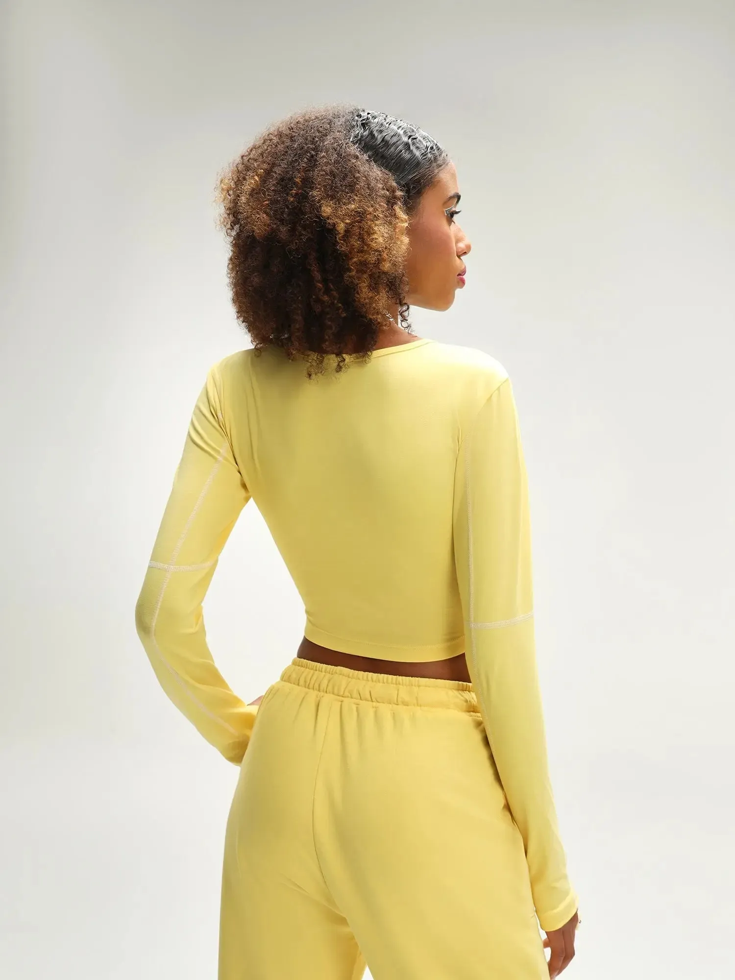 Mexico Yellow Punk Long Sleeve Top