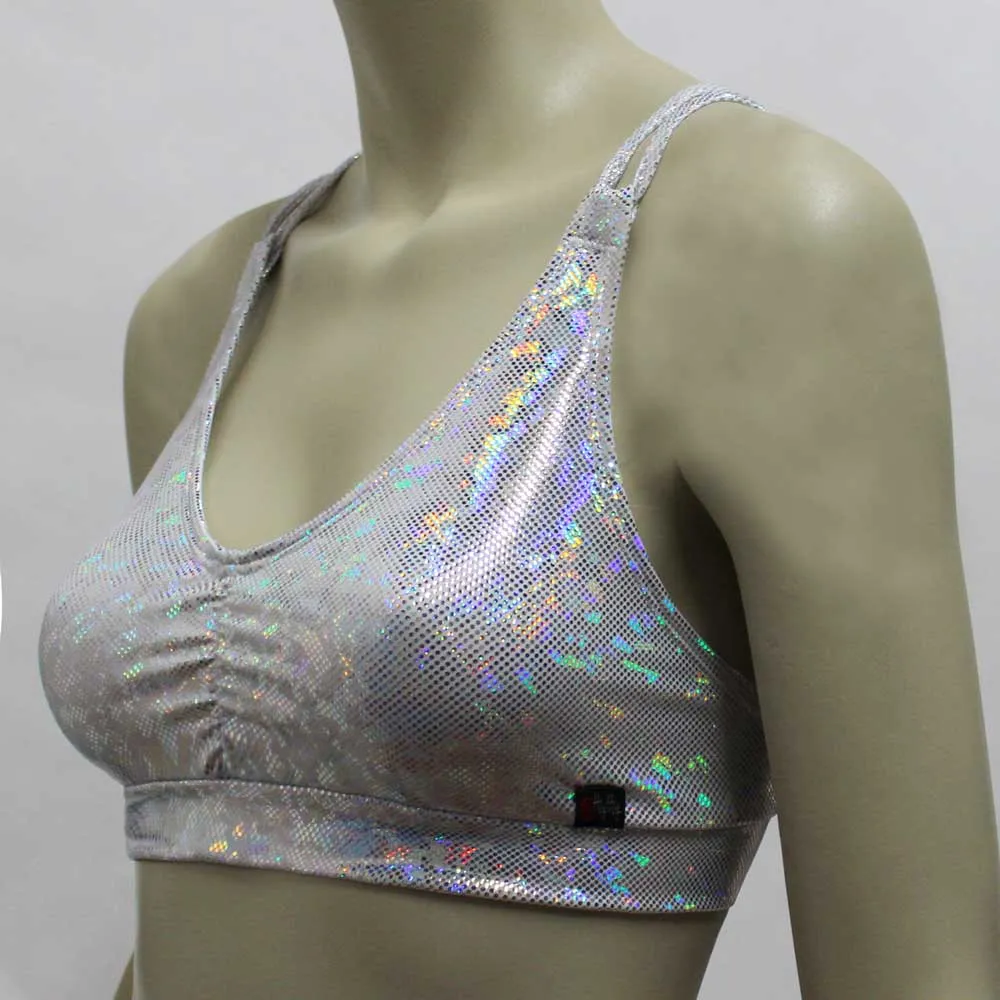 Monique Top- White Cracked Ice