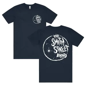 Navy Moon Tee (White Print)