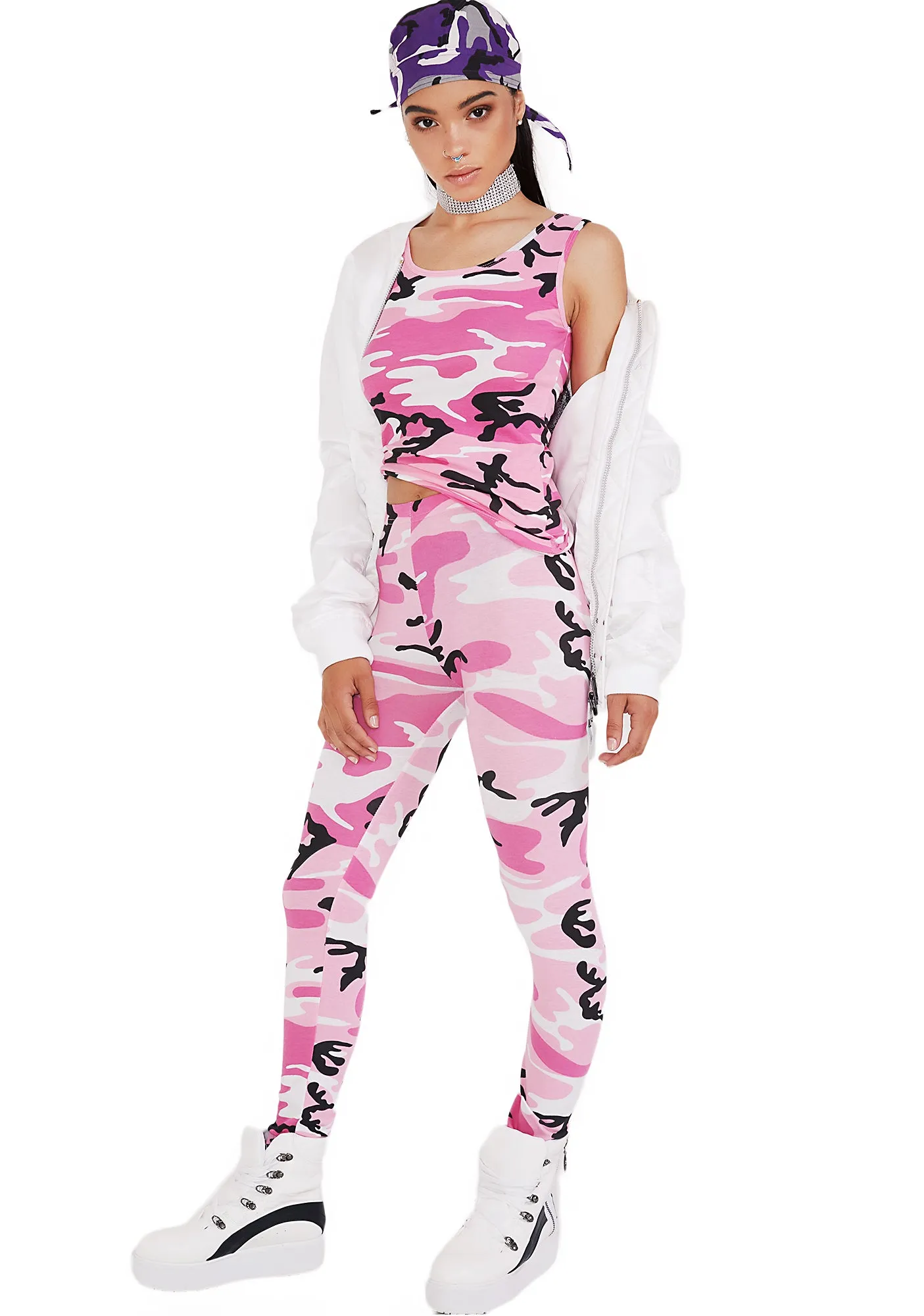 Never Surrender Camo Leggings