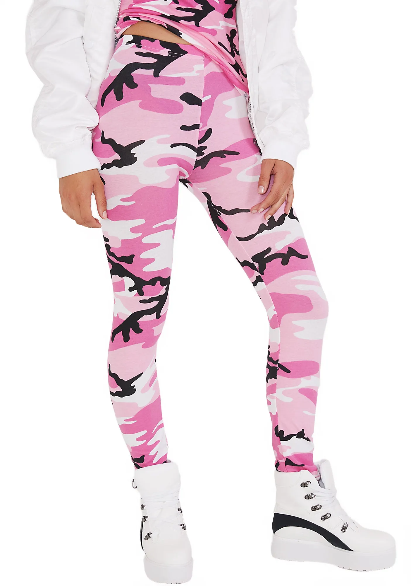 Never Surrender Camo Leggings