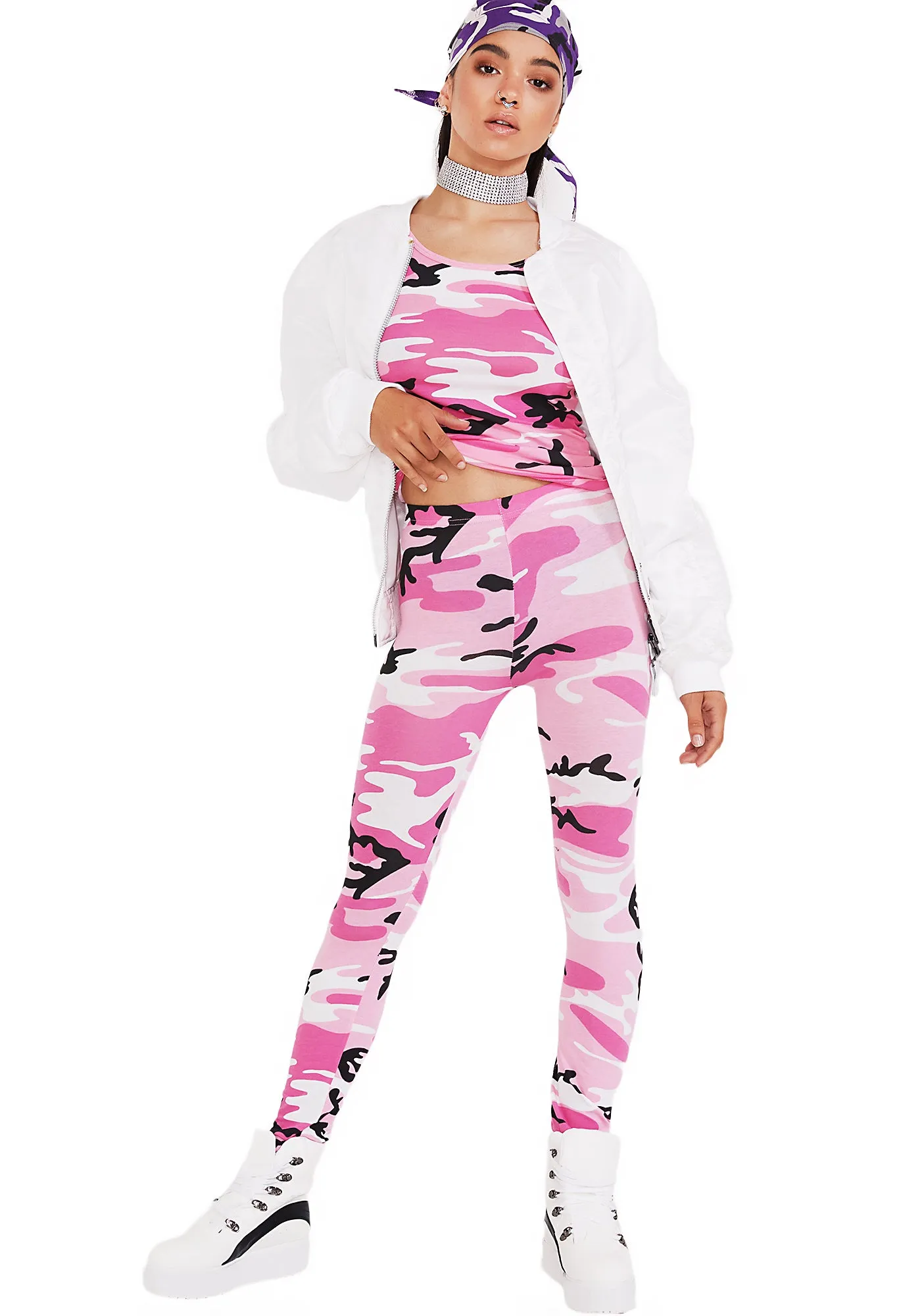 Never Surrender Camo Leggings