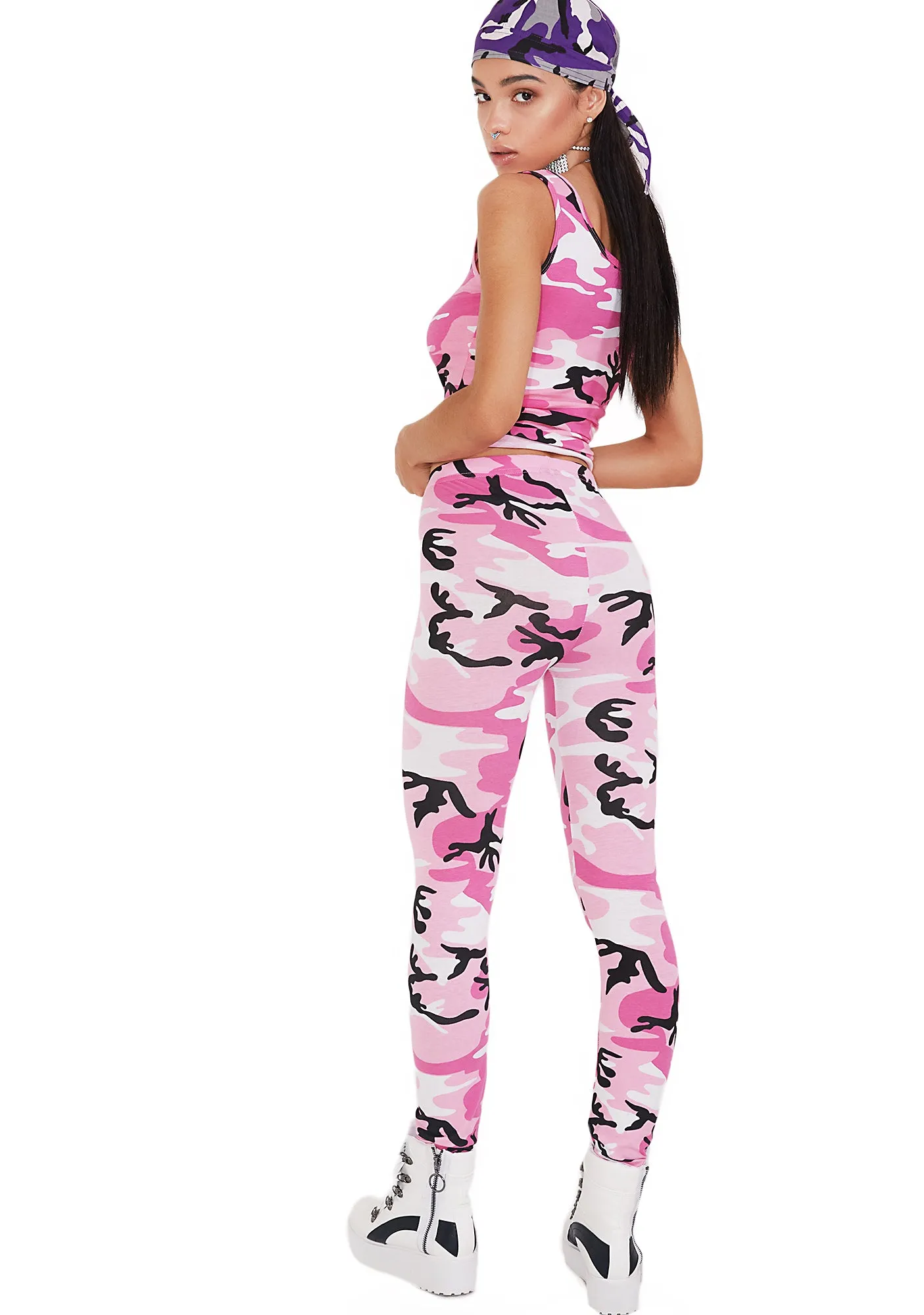 Never Surrender Camo Leggings
