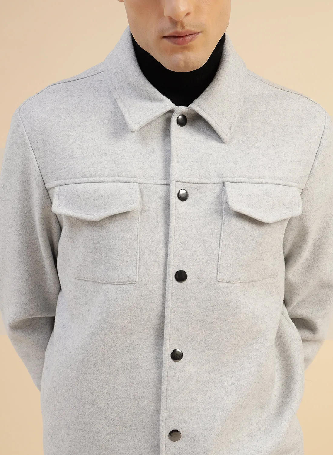 Off White Smart Casual Jacket
