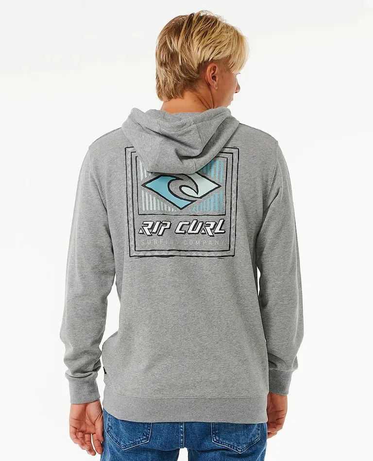 Rip Curl Tradition Zip Through Hoodie - Grey Marle