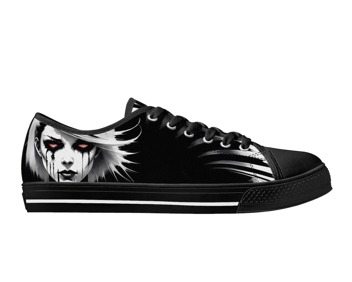 Spiked Ghost Low Tops
