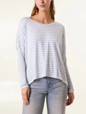 Stripe Round Neck Top