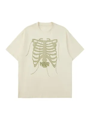 Thesupermade Street Skull Print T-shirt