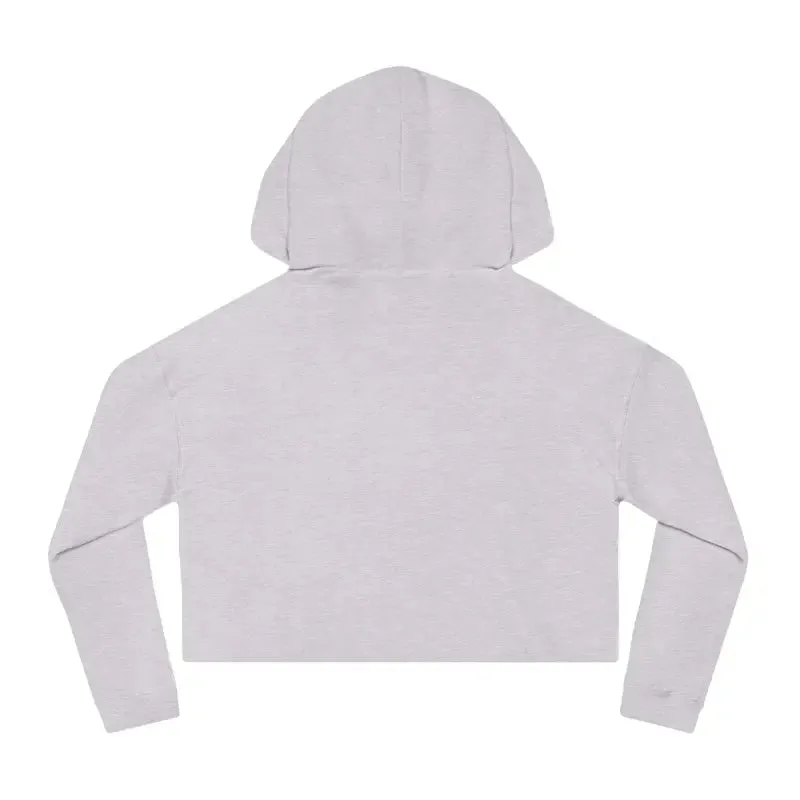 Trendy Dragonfly Cropped Hoodie