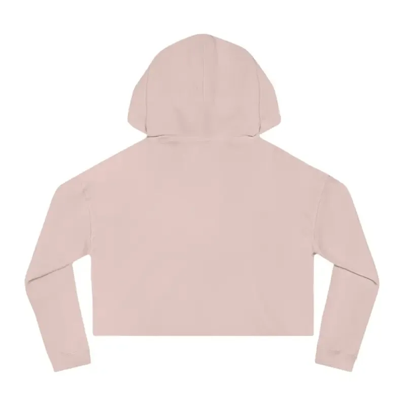 Trendy Dragonfly Cropped Hoodie