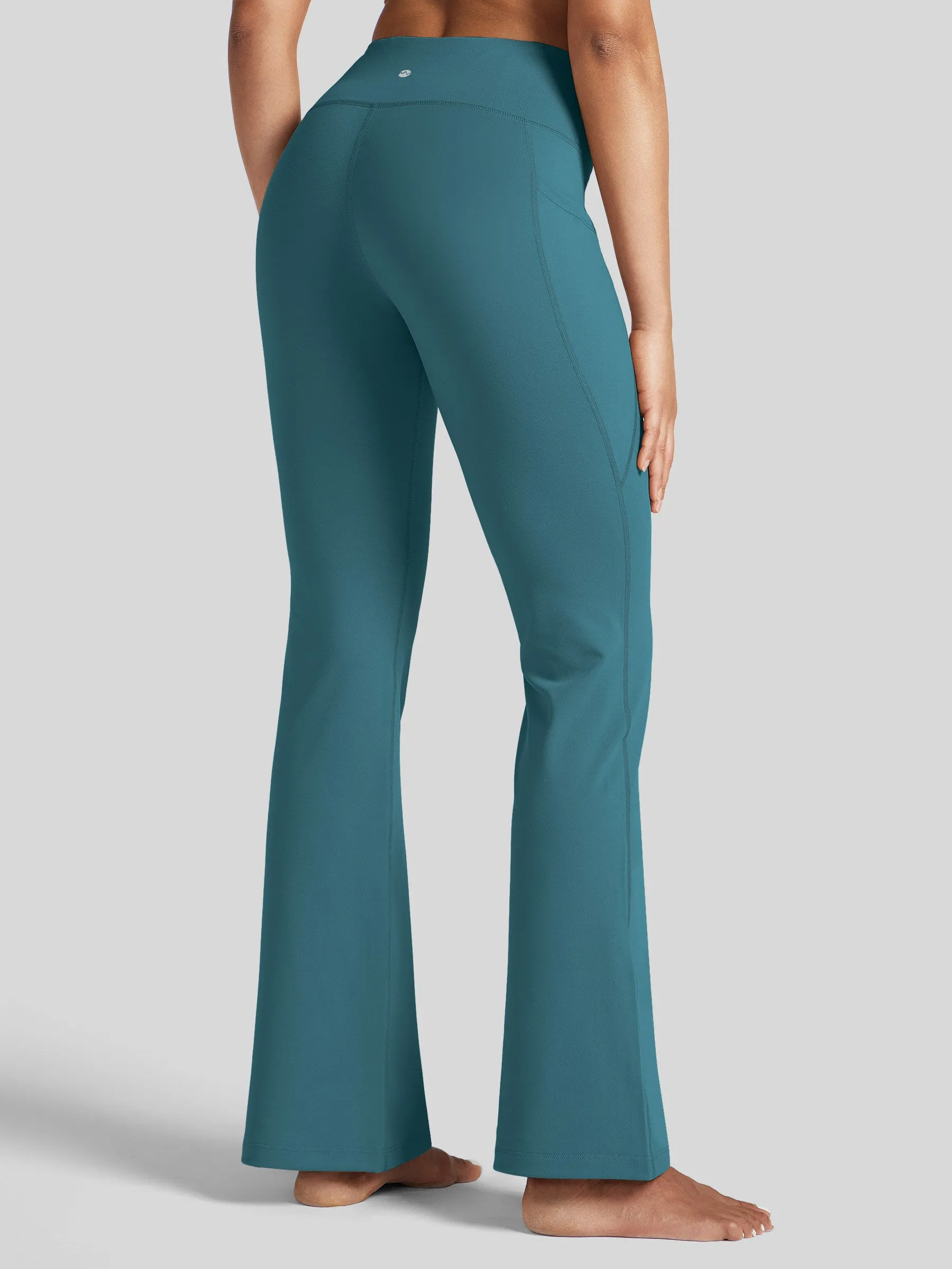 Women's Stretchy Yoga Pants Bootcut 31 Inch