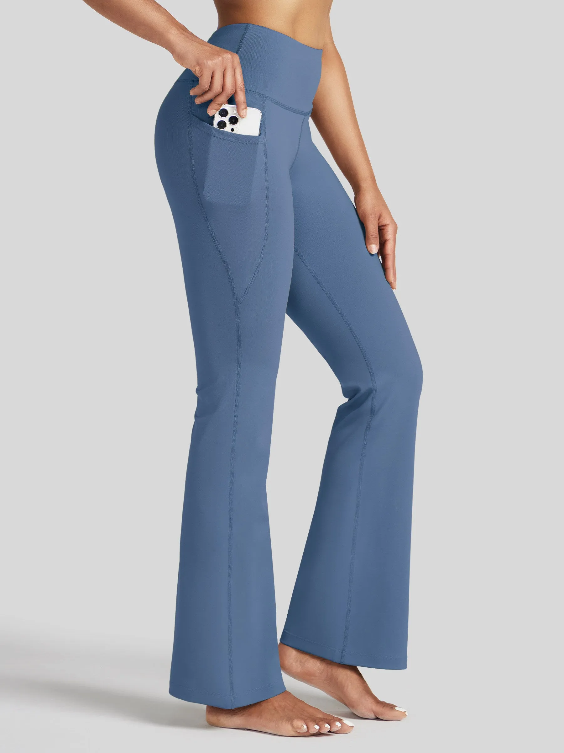 Women's Stretchy Yoga Pants Bootcut 31 Inch