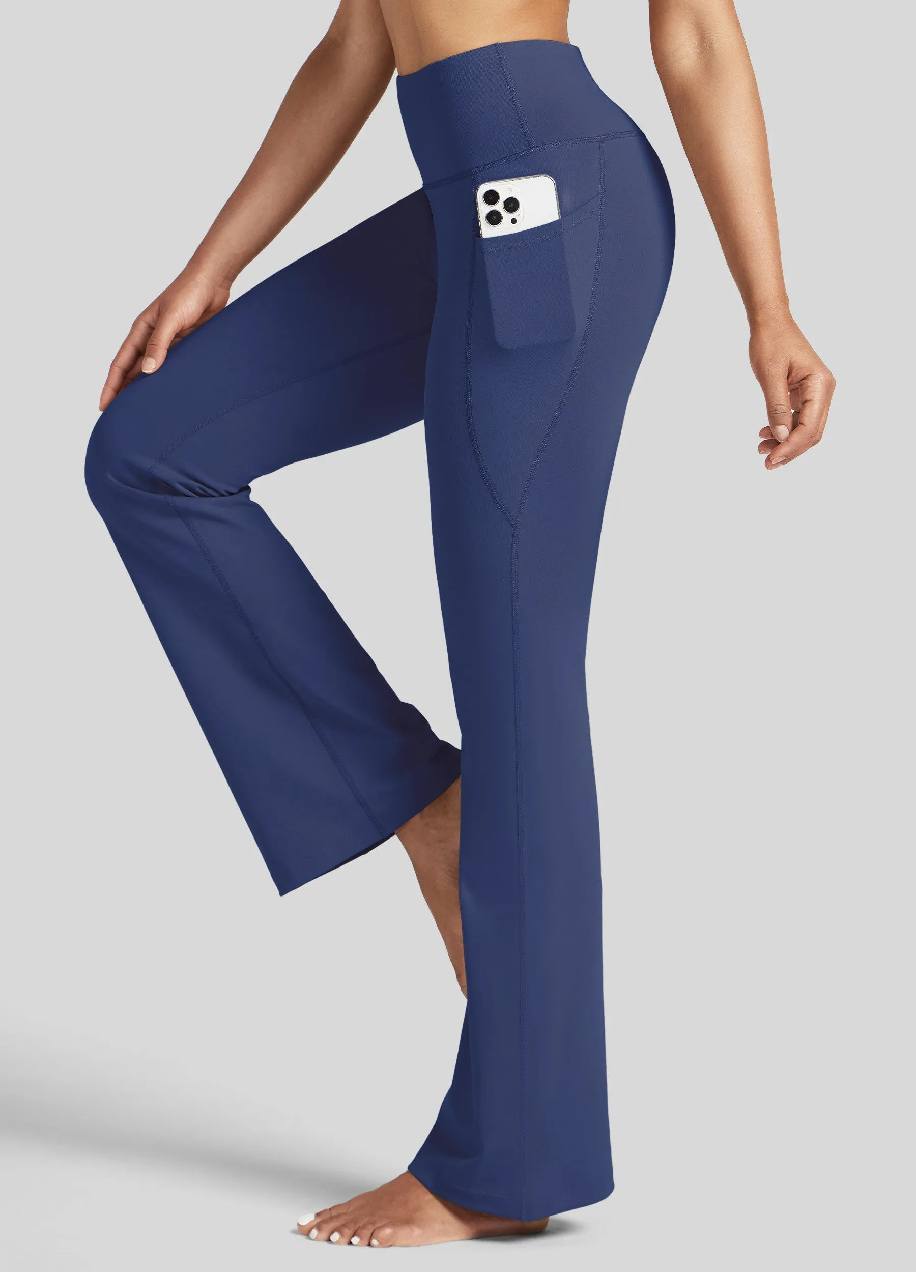 Women's Stretchy Yoga Pants Bootcut 31 Inch
