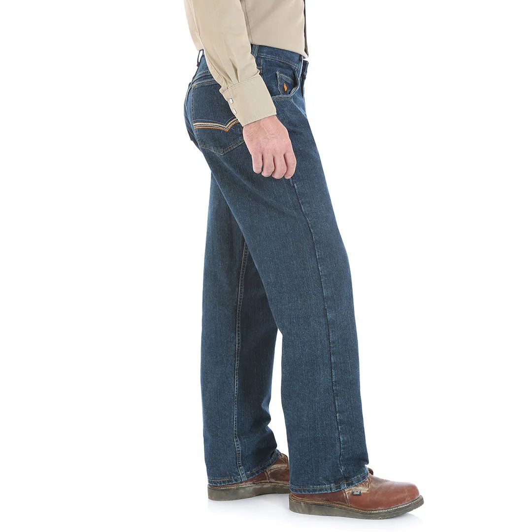 Wrangler Men's Flame Resistant Relaxed Fit Jeans