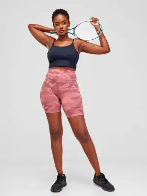 Zaxu Sports Camo Shorts - Pink